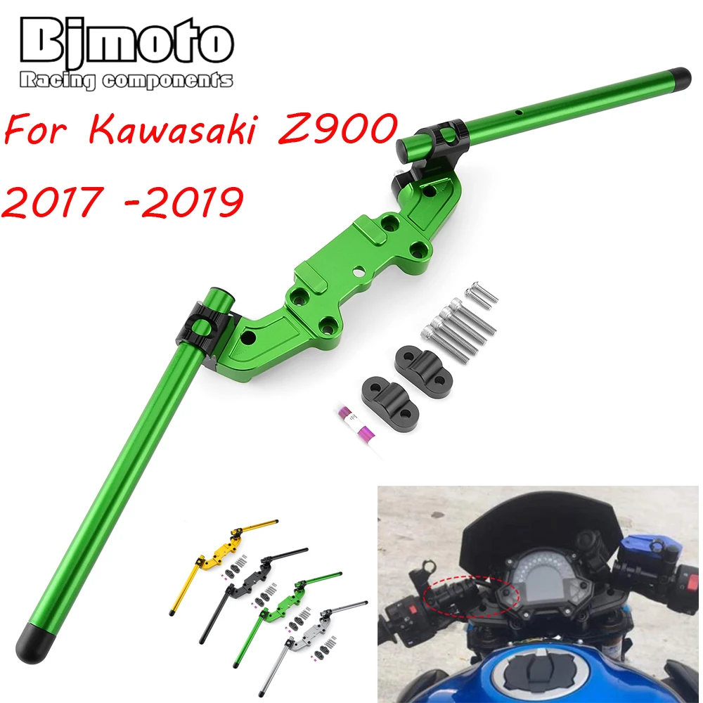 BJMOTO Motorcycle Clipon Clip On Handlebar Handle Bar Bars For Kawasaki Z900 2017 2018 2019