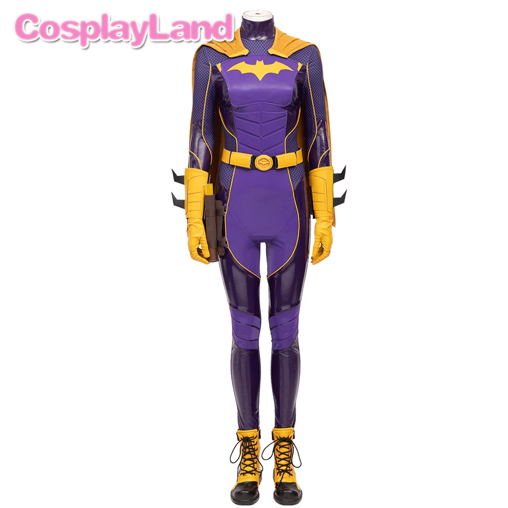 Game Gotham Knights Batgirl Cosplay Costumes Woman Superhero Zentai Suit Halloween Bodysuit Adults Outfit Jumpsuit