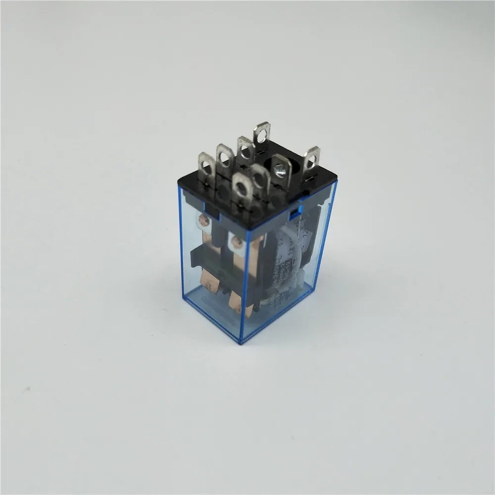 Micro Mini relé electromagnético electrónico, LY2NJ HH62P, HHC68A-2Z, 10A, 8 pines, bobina DPDT con Base de enchufe DC12V,24V AC110AC220V, 1 unidad