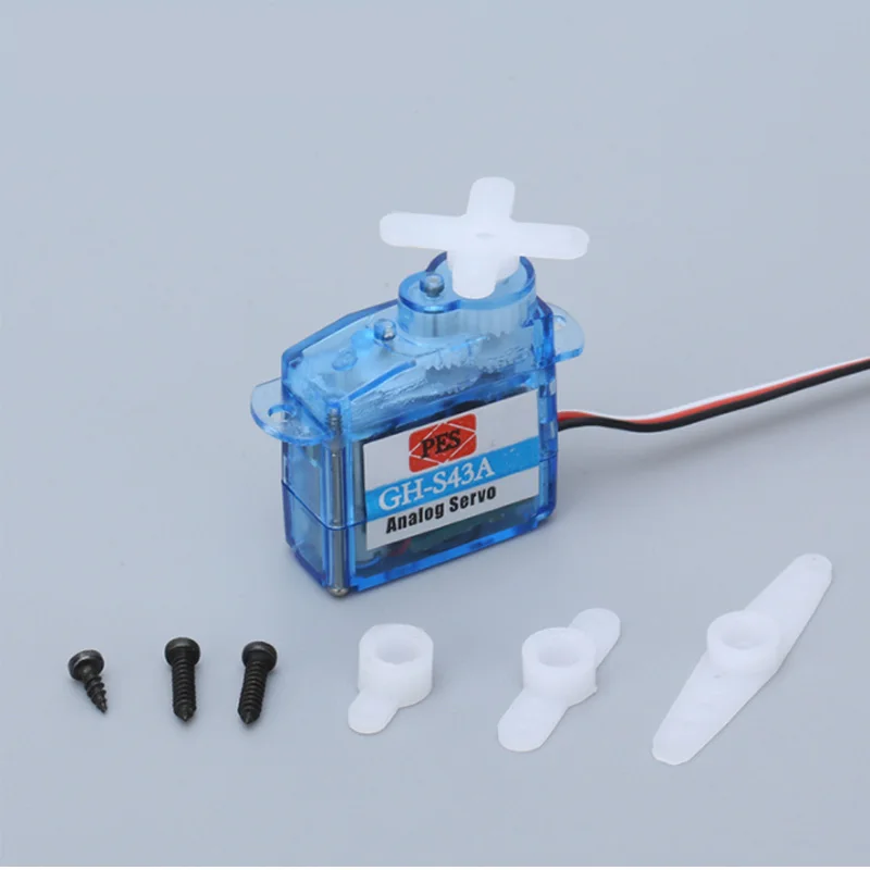 1pcs GH-S43A 4.3g  Mini Micro Servo Steering Gear for RC Airplane Helicopter Car Model