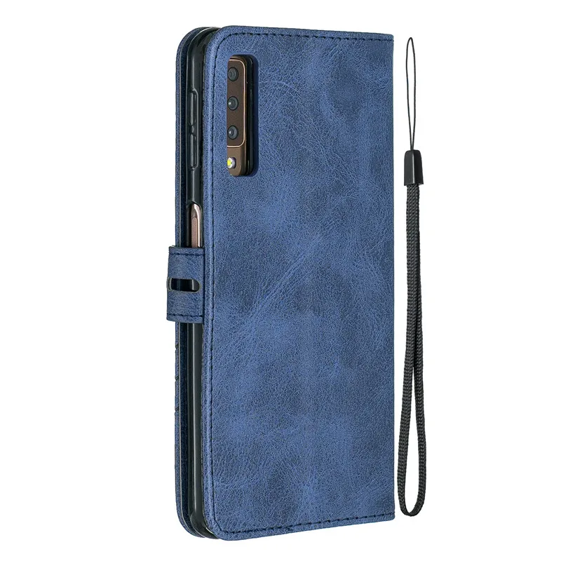 Etui On For Samsung Galaxy A 7 A7 A6 A8 2018 Case Wallet Magnetic Leather Cover SM-A750FN A750 A750F A530 Flip Phone Coque