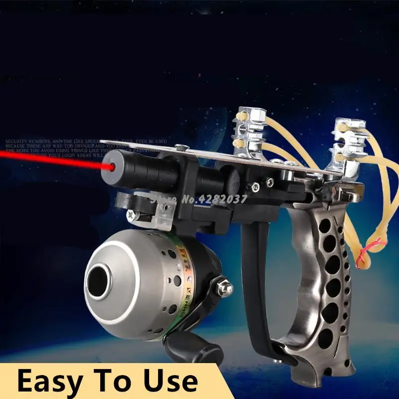 Powerful Slingshots Fish Hunting Arrow Hunting Sling Shot Fishing Slingshots With Fishing Darts Fishing Reel Outdoor Tools