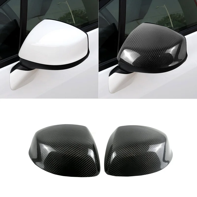 Fit For Honda Civic 9th 2012-2015 Carbon Fiber Rearview Mirror Covers Caps Mirror Housing Protection Car Accessories