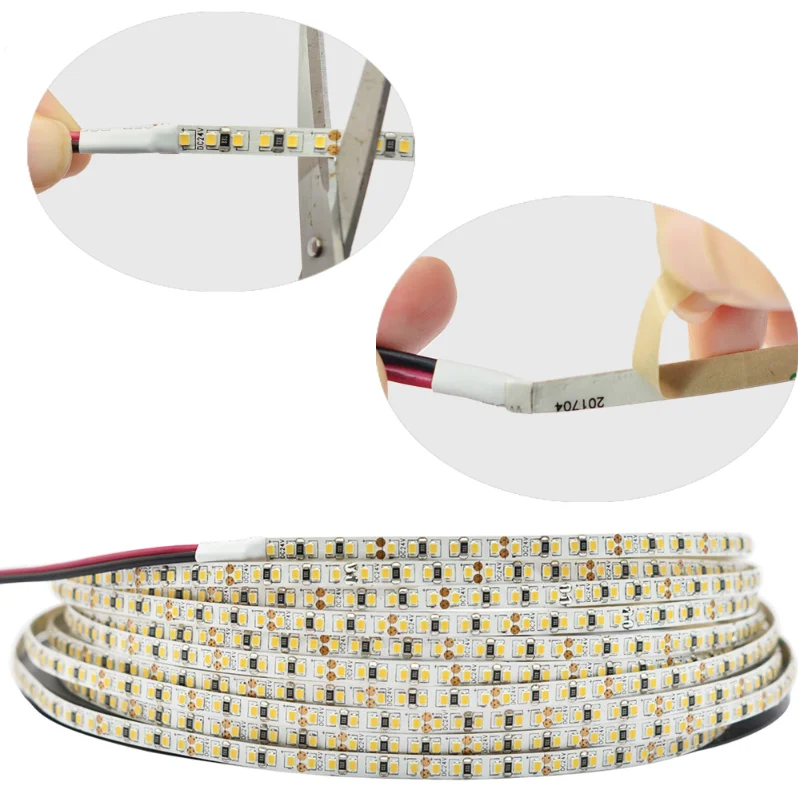 5mm FPC, SMD2216 240LEDs/M LED Strip Light, DC24V, CRI 90