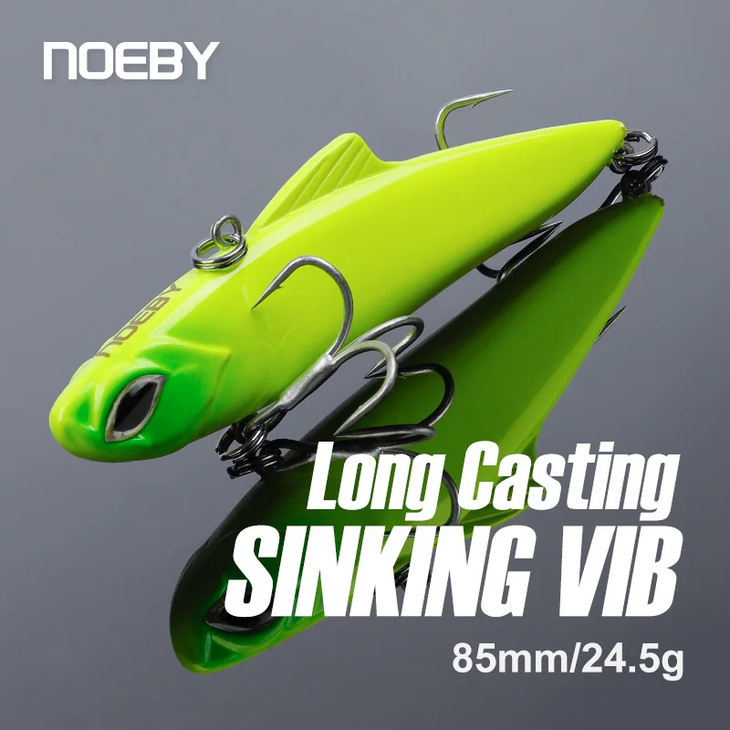 

NOEBY Sinking Vib Fishing Lure 85mm 24.5g Vibration Wobblers Long Casting Rattlin Artificial Hard Bait for Pike Fishing Lures