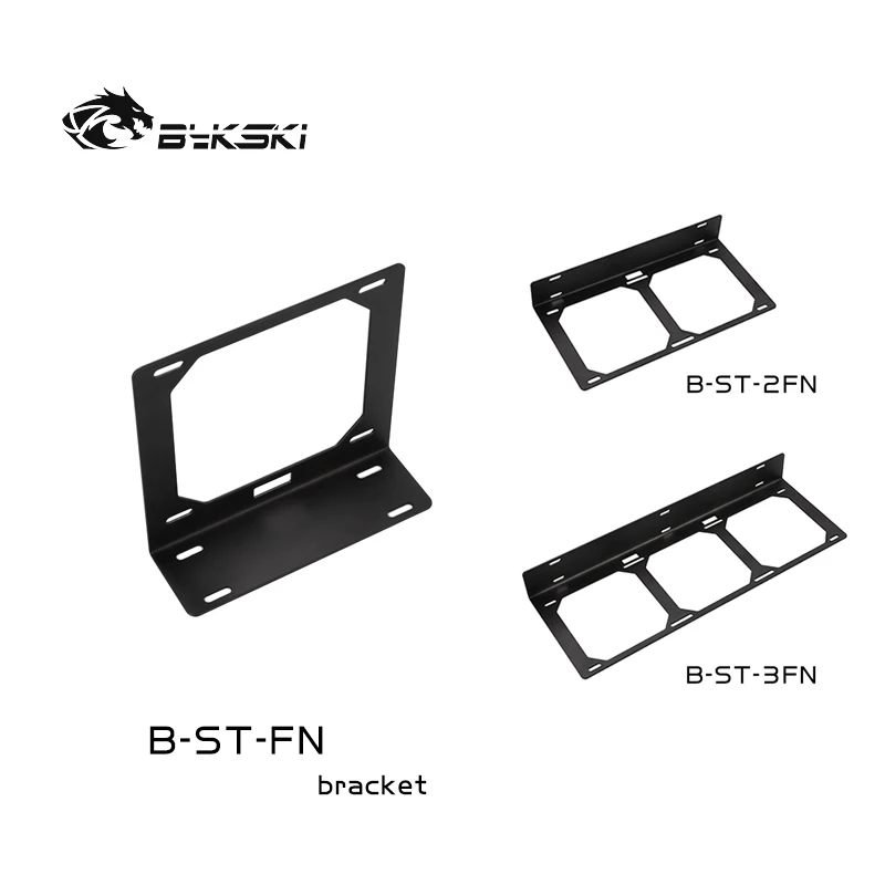 Bykski B-ST-FN/B-ST-2FN/B-ST-3FN wentylator PC/uchwyty wspornikowe chłodnicy wsparcie dla wentylatorów 12cm 120/240/360 grzejnik