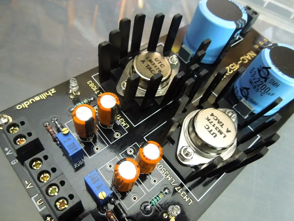 LM317 fuente de alimentación ajustable referencia UK NAIM HICAP Kit de circuito de potencia