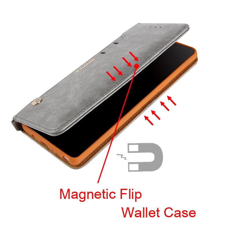 S23 Magnetic Leather Case For Samsung Galaxy S20 S21 S22 Plus Case Flip Wallet Cover For Samsung Galaxy S23 Ultra Case Stand
