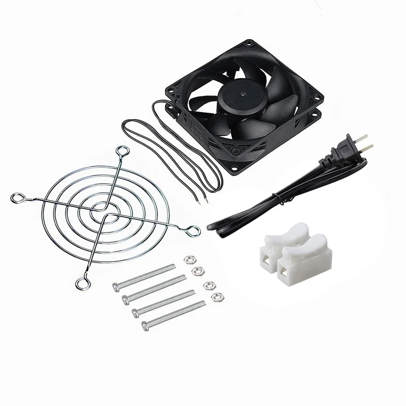 Imagem -04 - Ventilador Axial sem Escova ce Caixa do Computador pc Cooler ac 110v 115v 120v 220v 230v 240v 60 mm 80 mm 90 Milímetros 120 Milímetros Peças