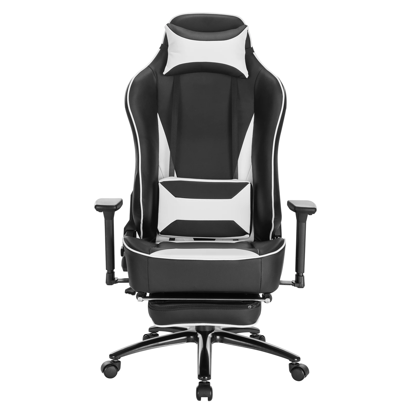 Gaming Chair Computer Office Chair Internet Cafes Racing Chair Height-adjustable Ergonomic Desk Chair with Pillow Lumbar Cushion