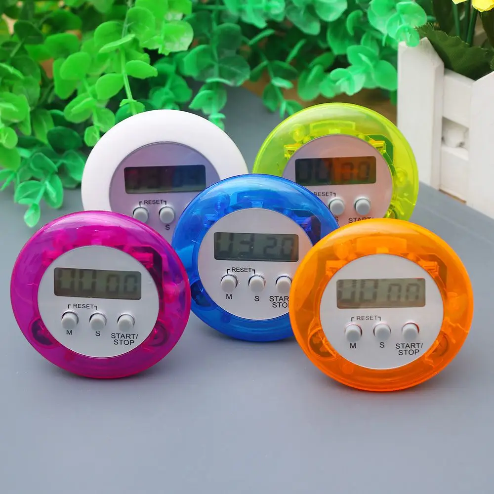 1PC Mini LCD Timer Digital Magnetic Racing Kitchen Countdown Alarm Clock Stop Watch Memory Function Timer Kitchen Tools HOT