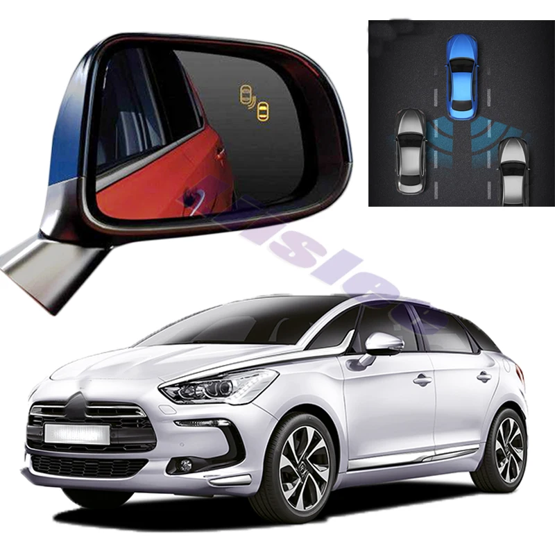 

Car BSM BSD BSA Radar Warning System Safety Driving Alert Mirror Detection Sensor For DS 5 2011 2012 2013 2015 2016 2017 2018