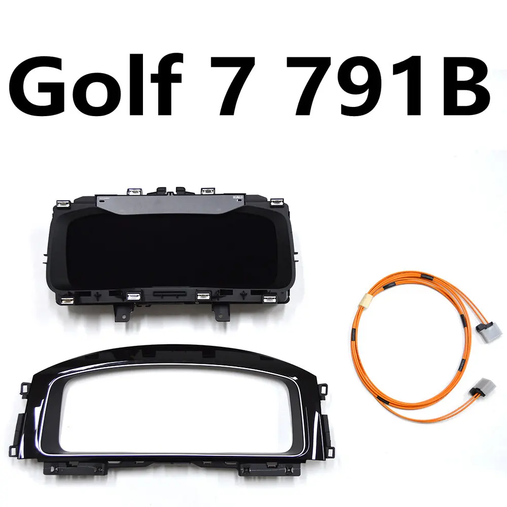 

5G1 920 791 B 5G1920791B Golf MK7/7.5 new virtual cockpit digital cluster with frame and fiber wire