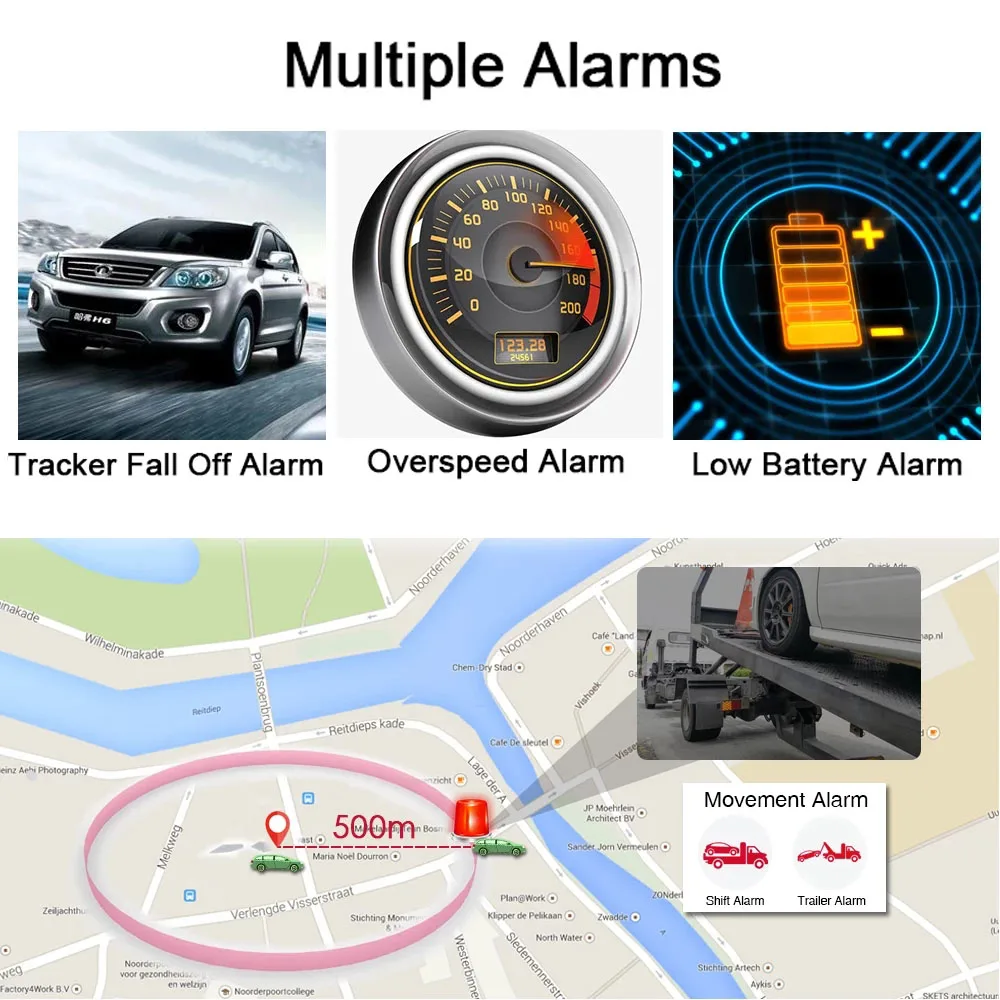 GPS Tracker Car Real Time GSM GPRS GPS Locator TK102B Tracker GPS Bicycle Vehicle Tracker Device Remote Control Over Speed Alarm