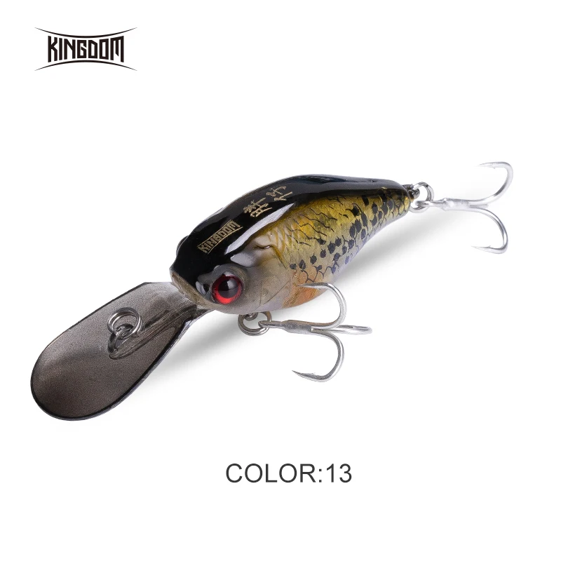 Kingdom Crazy Crankbaits Langsam Sinkende Angelköder Mini Minnow Swing Kleine Cranks Harte Köder 5g 37mm Wobbler Angelzubehör
