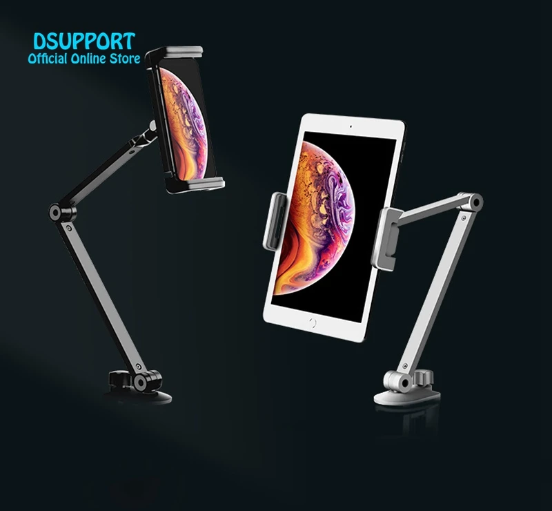 سبائك الألومنيوم حامل الهاتف حامل عالمي 7 8 9 10 11 بوصة اللوحي سطح المكتب حامل حامل 7-12.9 بوصة AP-7LC