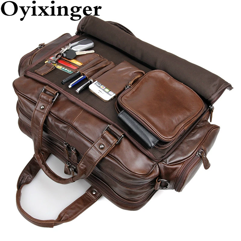 Large Capacity Men Shoulder Bags For Macbook HP DELL 15\