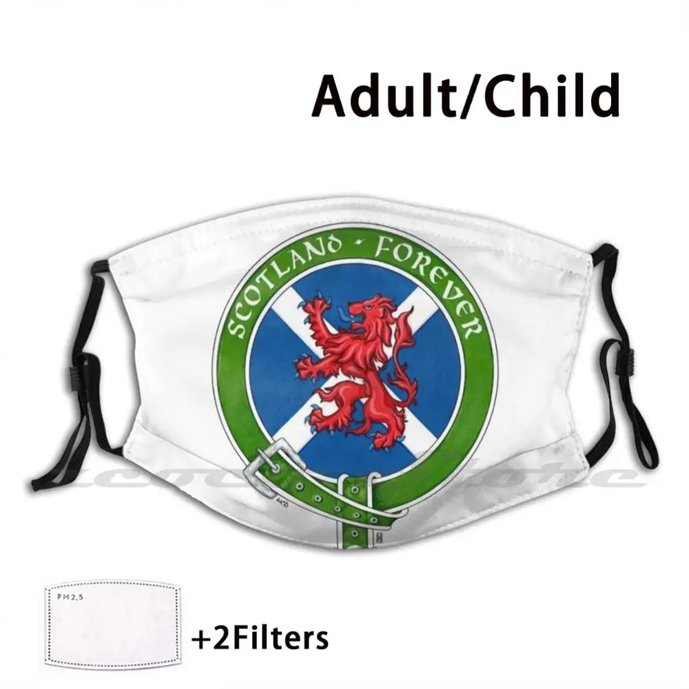 

Scotland Forever Mask Cloth Washable DIY Filter Pm2.5 Adult Kids Saltire Cross St Andrew Saint Andrew Saint Andrews Cross Lion