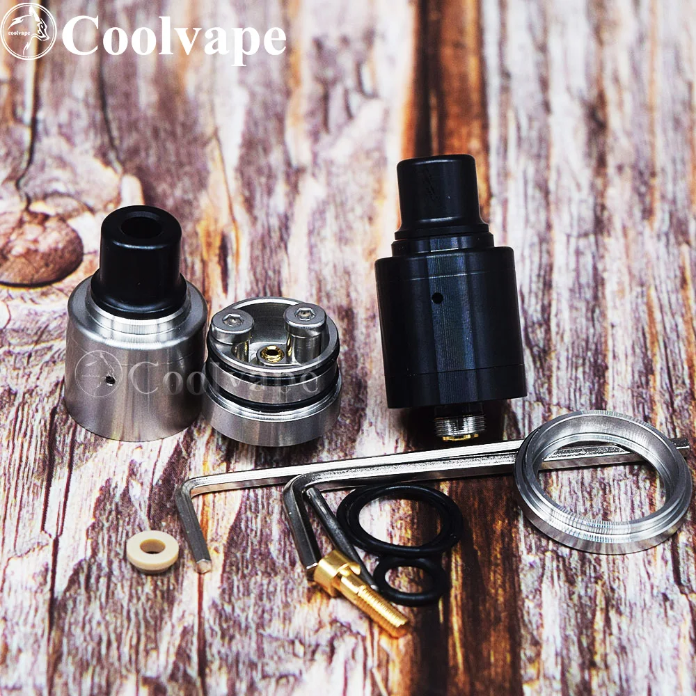 Wolf Coolvape Speed Pretty rda vapeアトマイザー、DIY電子タバコ、316ss素材、メカニカルスレッド、ボックスmod、18mm