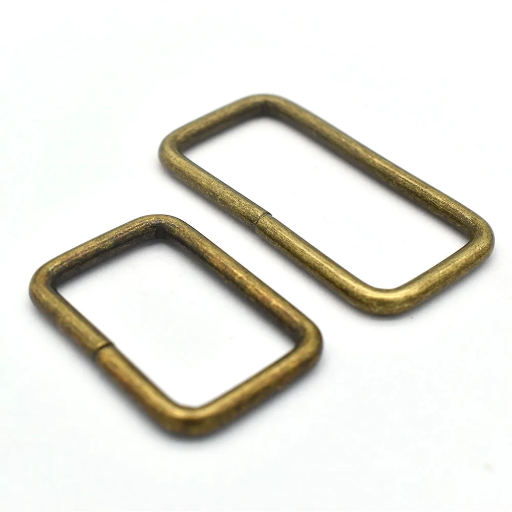

25-39mm Bronze Adjustable Belt Buckle Slide Buckles Rectangle Belt Buckle Metal Purse Clasp Buckle Bag strap buckle Handbag 10pc