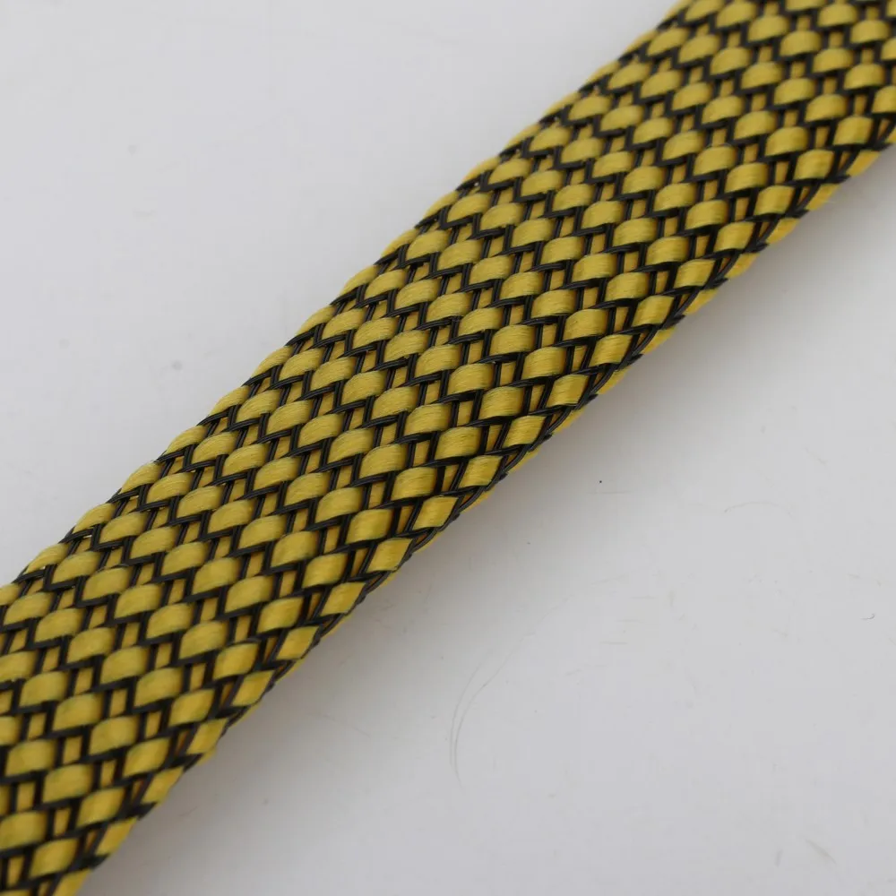 Preffair-ナイロンメッシュチューブ,電源ケーブル,ワイヤースリーブ,スパイラル包装,拡張可能,絶縁編組,タイト,ペット,18mm