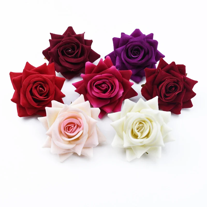 5/10 Stück Künstliche Blumen Großhandel Günstige DIY-Geschenke Süßigkeitenbox Scrapbook für Hochzeit Wand Weihnachtsdekorationen für Zuhause – Detail 2