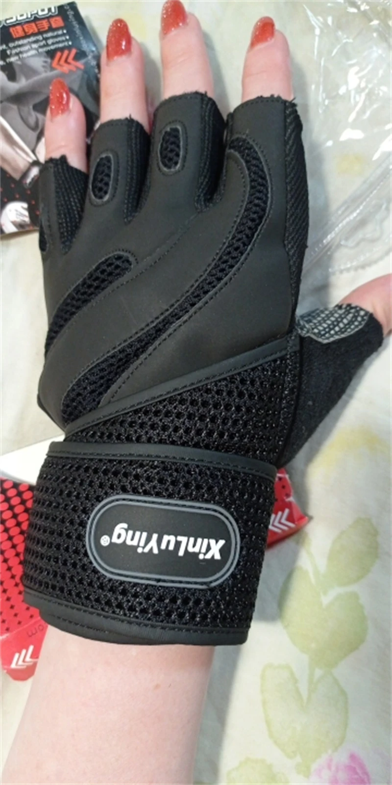 Guantes Deportivos Transpirables para Levantamiento de Pesas, Fisicoculturismo, Dominadas, Crossfit, Entrenamiento, Guan