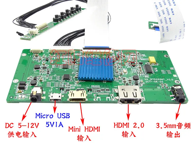 Work for 2160*1440 LTL120QL01-001/003 12.0inch 60Hz Controller board KIT VGA 40pins LED EDP HDMI-compatible SCREEN LCD EDP