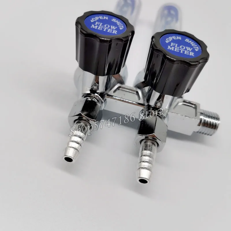 Original factory Ar Tube Dual-tube Flowmeter AR Double Tube Argon Pressure Reducer Switch