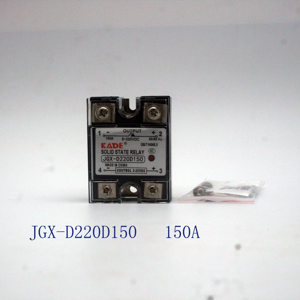 Jgx-120 DD / 150DD / 200DD DC controlled DC SSR single phase solid state relay with plastic dust cover