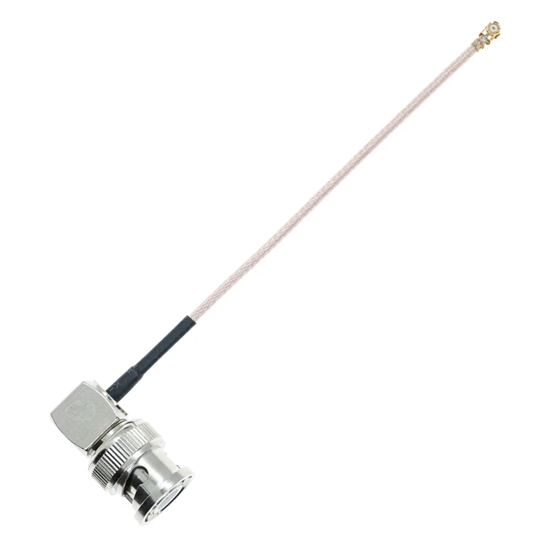 

IPX IPEX UFL U.FL to BNC male Right Angle RA 90 Degree RF RG178 Cable Pigtail Coaxial Mini PCI WIFI WLAN