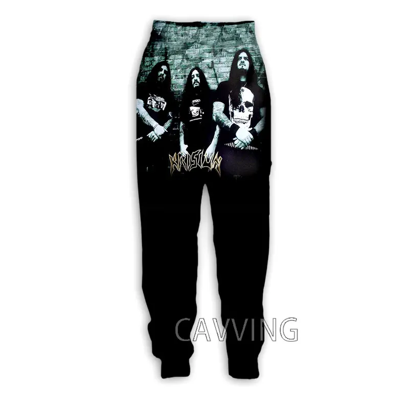 CAVVING-Pantalones deportivos informales con estampado 3D para mujer y hombre, Jogging, Krisiun Rock