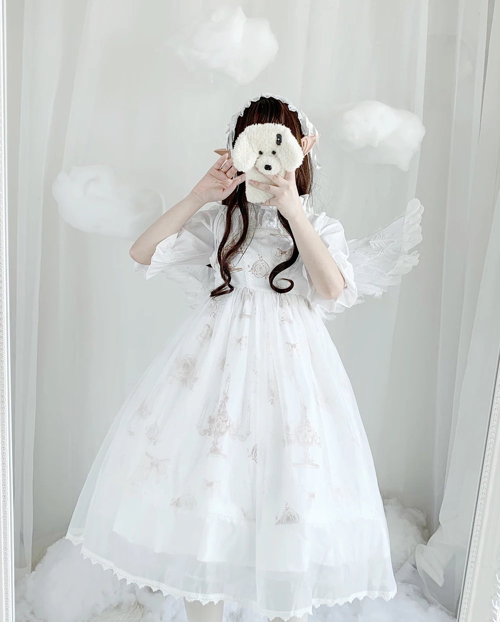 Robe Lolita à bretelles pour fille, tenue de tous les jours, Style japonais authentique, fée douce, JSK