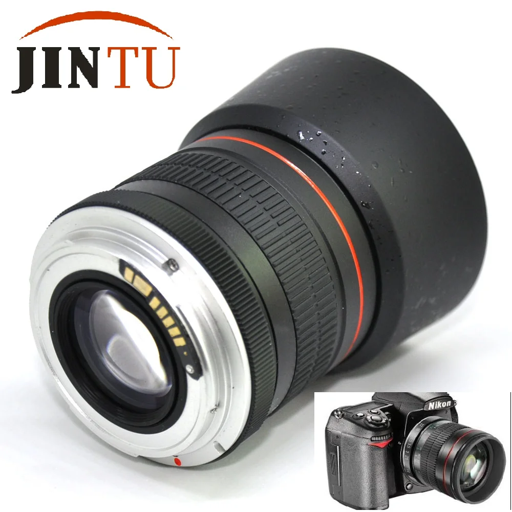 

JINTU 85mm f/1.8 Portrait Aspherical Manual Focus Telephoto Lens for Nikon D90 D80 D7200 D7100 D5400 D5500 D3400 D3300 D3200 D4