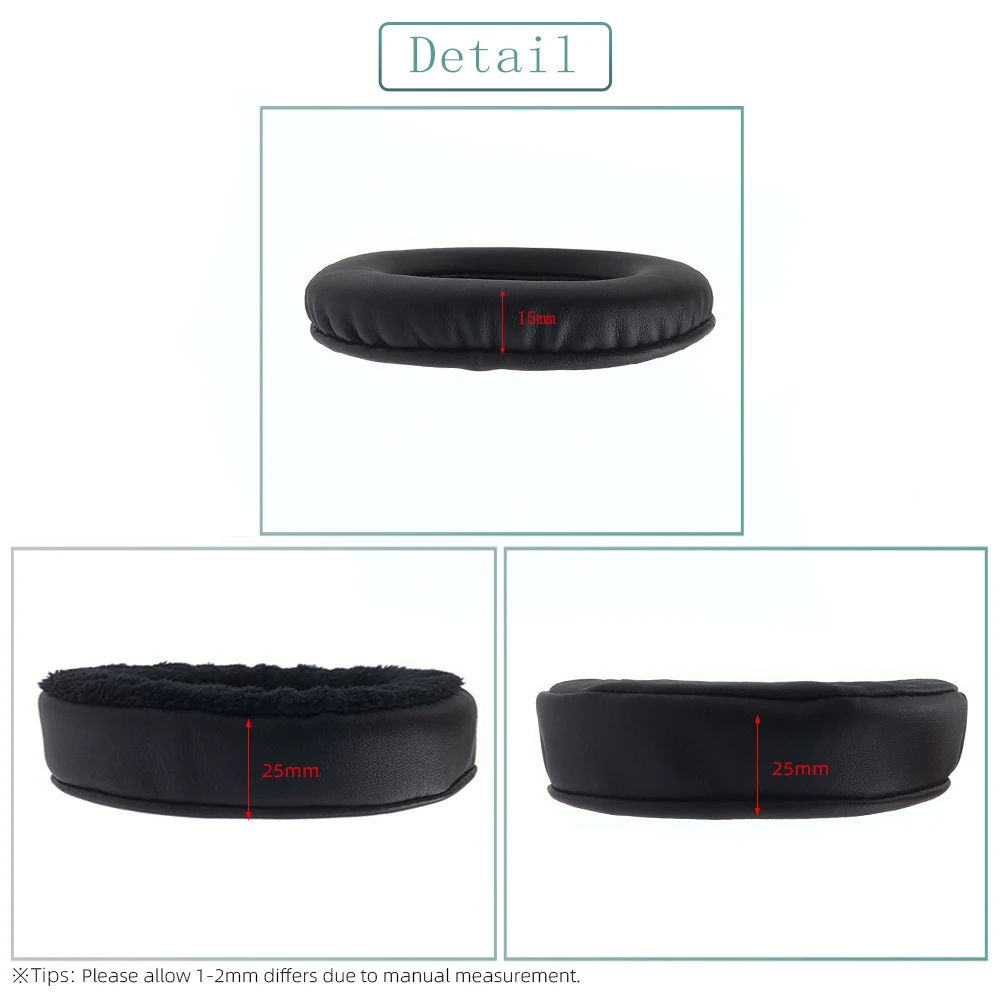 KQTFT 1 زوج من الجلود المخملية استبدال وسادات الأذن ل Koss sb45 سماعة الأذن غطاء وسادة الكؤوس