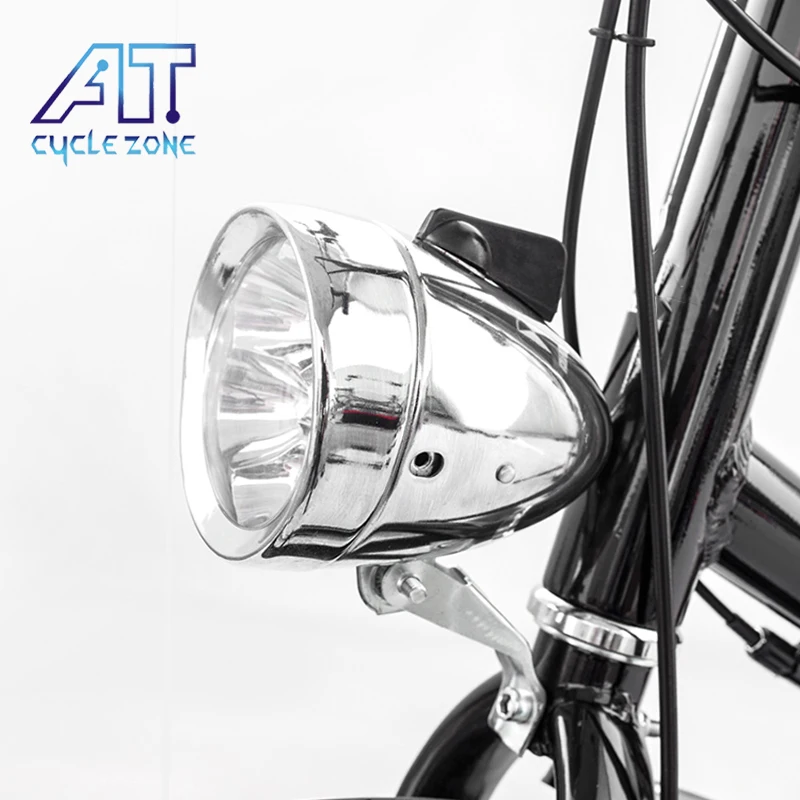 3 LED Bullet Vintage Bicycle Light Front MTB Cycling Flashing Waterproof Head Super Bright Night Safety Bike Accessories Light