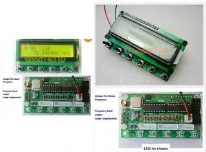 New AD9850 0~55MHz DDS Signal Generator For HAM Radio VFO SSB RIT 6 Bands