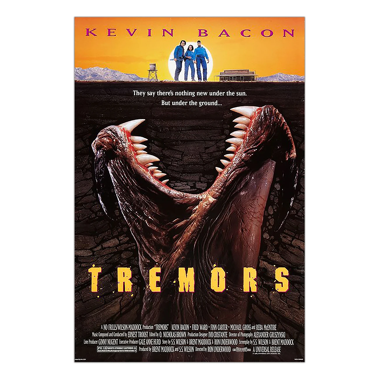 WM3076 Tremors Wonderful Classic Movie HD Silk Fabric Poster Art Decor Indoor Painting Gift