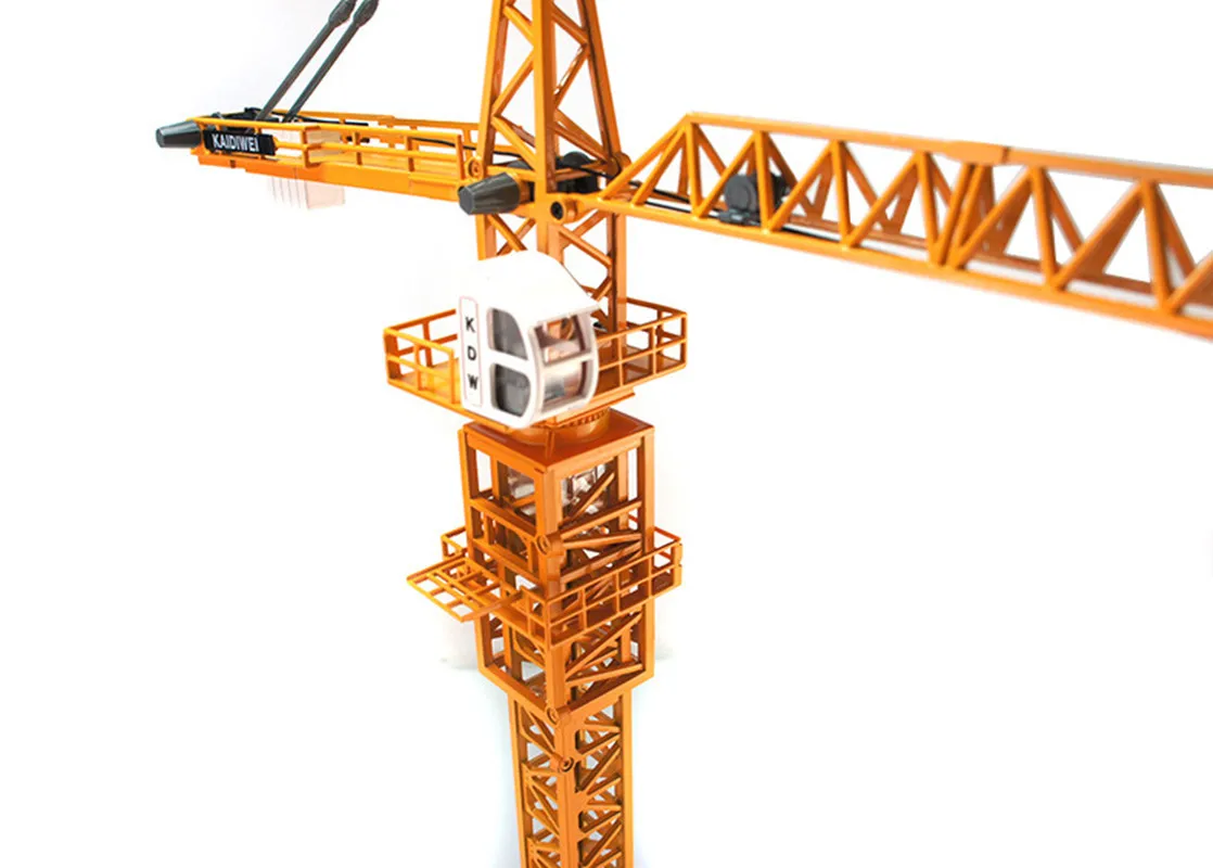 High-grade alloy tower slewing crane model,1:50 Large tower crane toy,exquisite model gift,free shipping