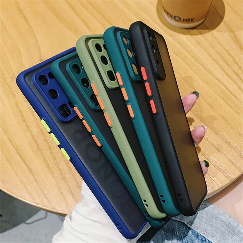 For Huawei Honor 30 Case Matte Hard Cover Shockproof Soft Bumper for Huawei Honor 30 Pro Plus Premium  Phone Case