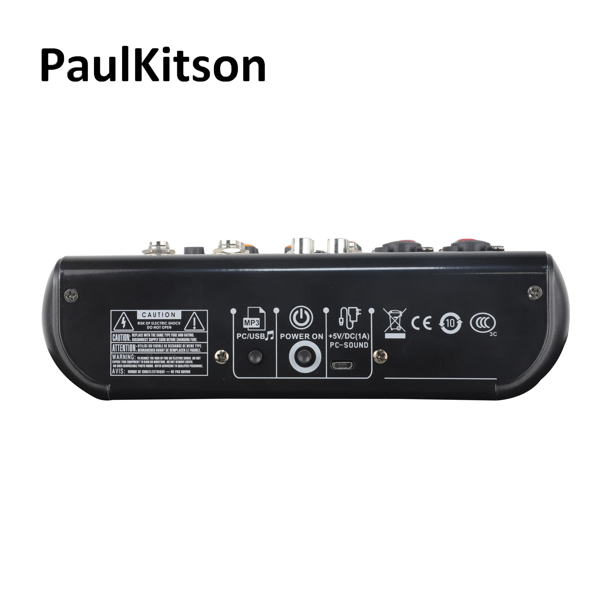 Nieuwe V04 Multifunctionele 4 Kanalen Usb Audio Mixer Met Bluetooth Record Computer Afspelen 48V Phantom Power Vertraging repaeat Effect
