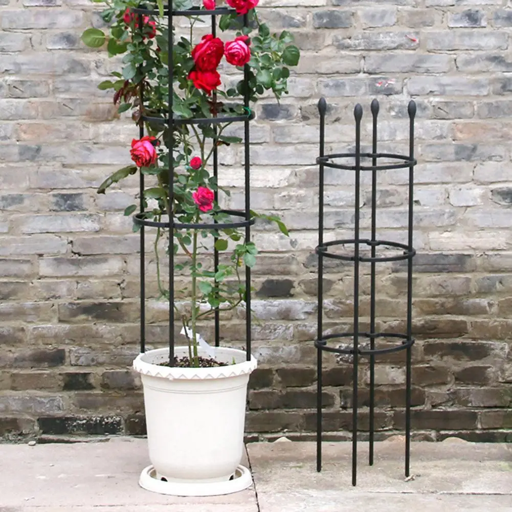 Plastic Plant Climbing Rack European Arch Flower Shelf Vines Support Frame Garden Decor Plant Bracket Garden Trellis 7 Sizes