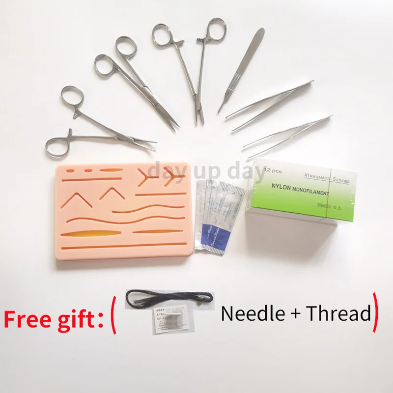 Medicine Suture Practice Kit Pad Surgical Trainer Suturas Quirurgica Suture Material With Needle Teaching Resource s