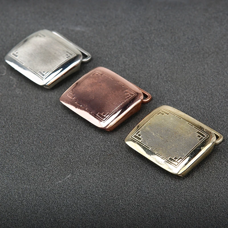 Belt buckle Classic Vintage Hinge Buckle Pure Copper Made Old Hinge Belt Buckle Toothless Classic Belt Buckle