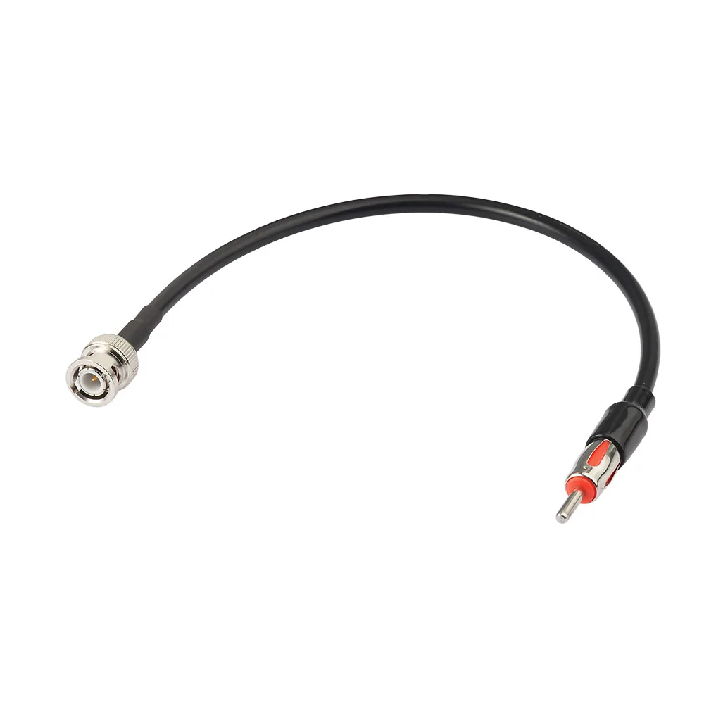 Superbat-BNC Plug para AM/FM Macho-Car Radio Antena Connector, RG58 cabo de extensão coaxial, 12 pol, 30cm