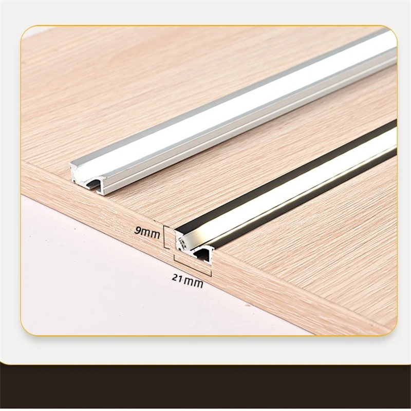 

10-30Pcs Of 2M 3.3Ft Wardrobe Recessed 5-6MM PCB Aluminium Profile,Closet Cabinet Ceiling Armoire 45Degree Sloped Strip Diffuser