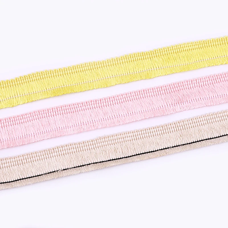 2Yards Color 2cm Polyester Row Lace Decoration Fringe Tassel lace DIY Keychain Latin Dress Crafts Curtain Accessories Ribbon