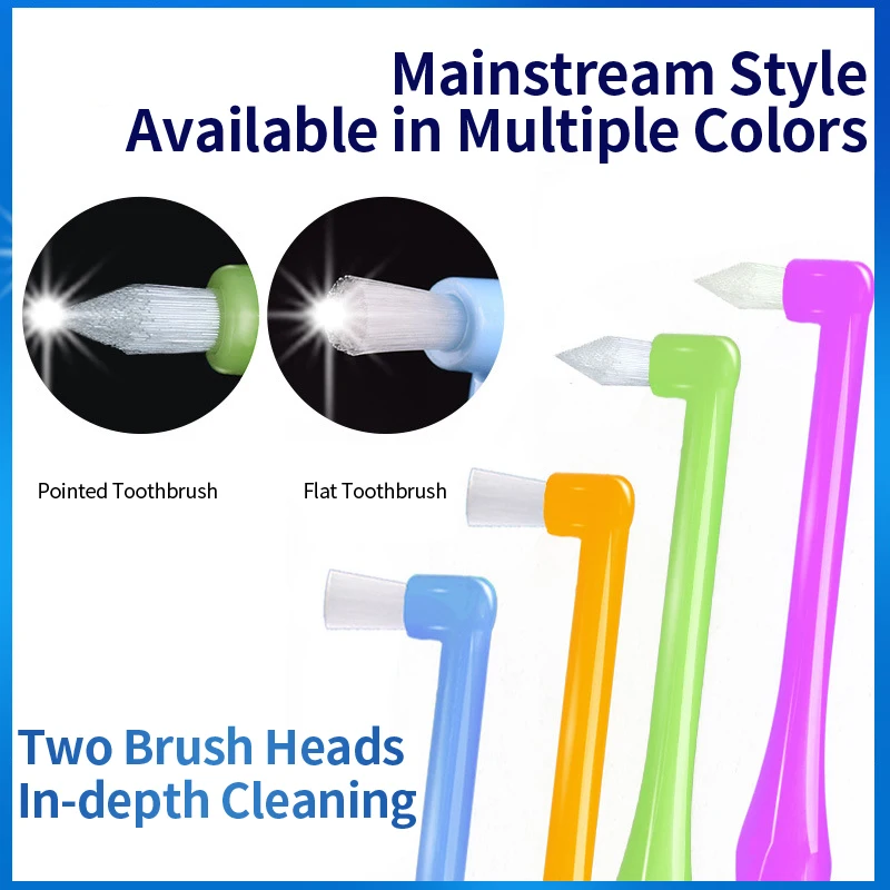 5/10Pcs Orthodontic Toothbrush Interdental Tooth Brush Small Head Soft Hair Correction Teeth Braces Dental Floss Oral  Care