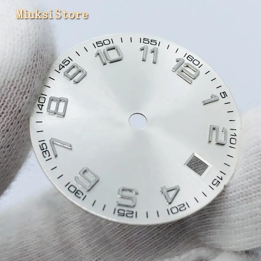 1PCS 29.2mm sterile blue black silver watch dial Fit ETA 2836/2824 Mingzhu DG2813/3804 Miyota 8215 821A 8205 automatic movement