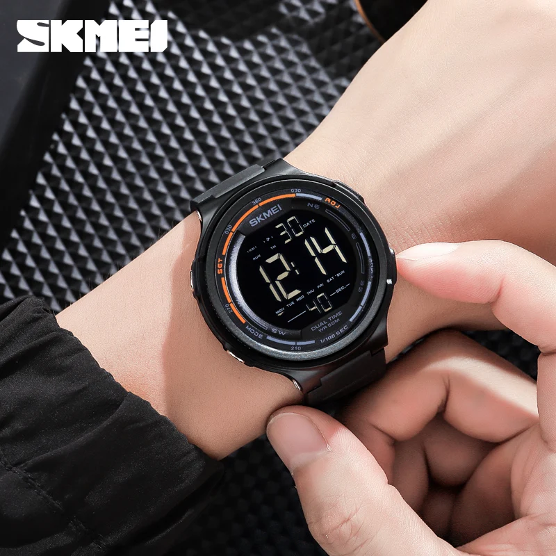 SKMEI Watch For Men Luxury Sport Digital Watches Count Down Chrono Electronic Wristwatches Men\'s Watches Waterproof Clock 2021